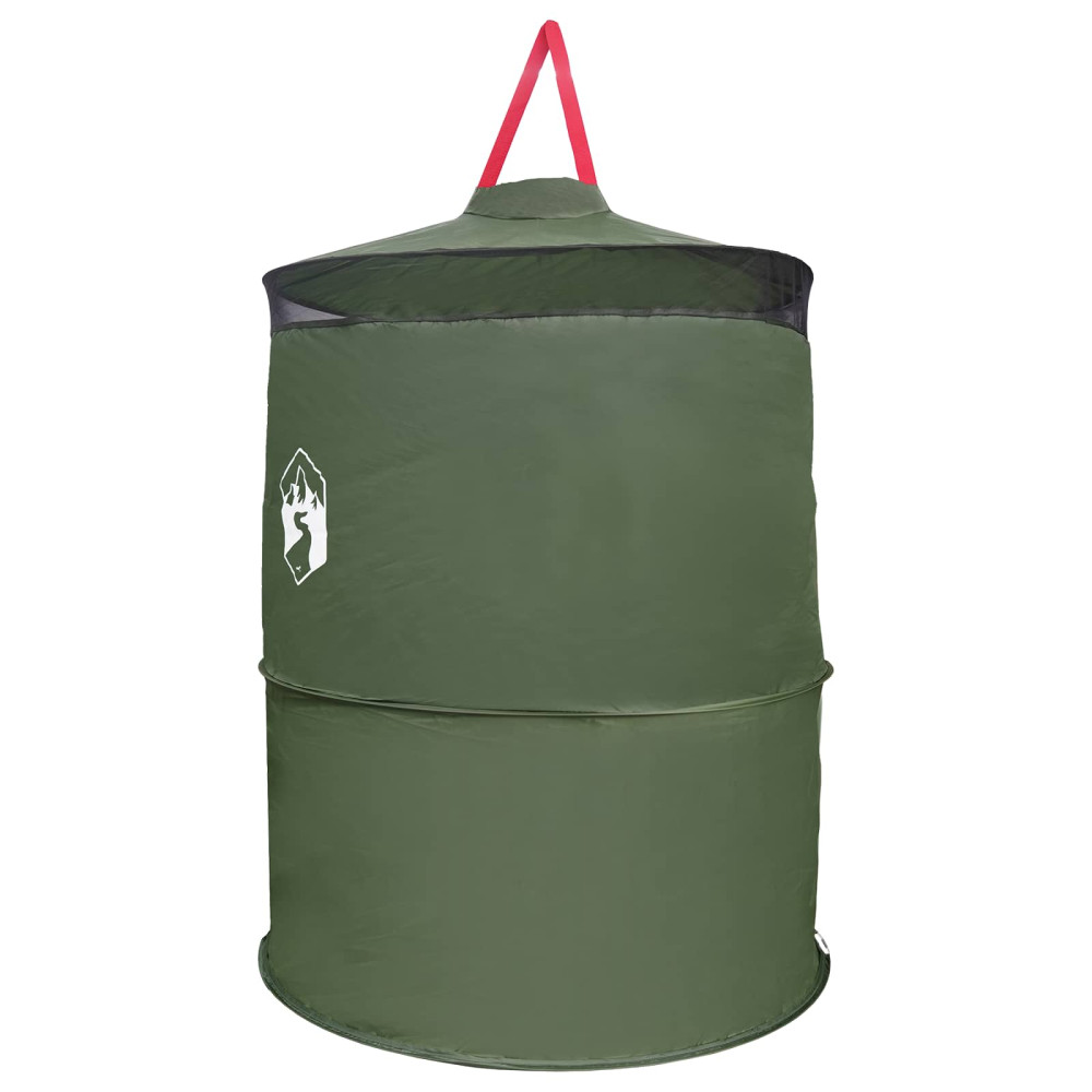 Produktbild för Pop-up toalettält med hängande rep Grön 97 x 126 cm