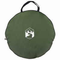 Produktbild för Pop-up toalettält med hängande rep Grön 97 x 126 cm