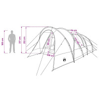 Produktbild för Tunneltält Blå 560 x 395 x 212 cm