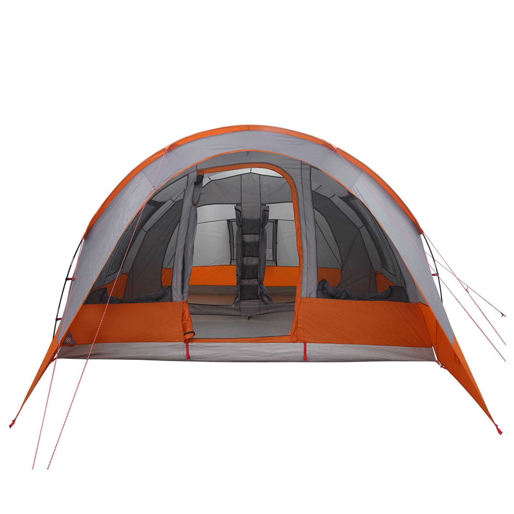 Produktbild för Tunneltält Grå och orange 560 x 395 x 212 cm