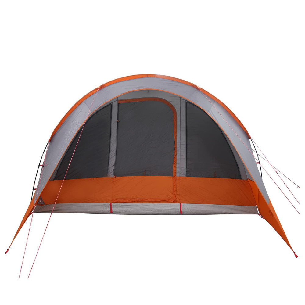 Produktbild för Tunneltält Grå och orange 560 x 395 x 212 cm