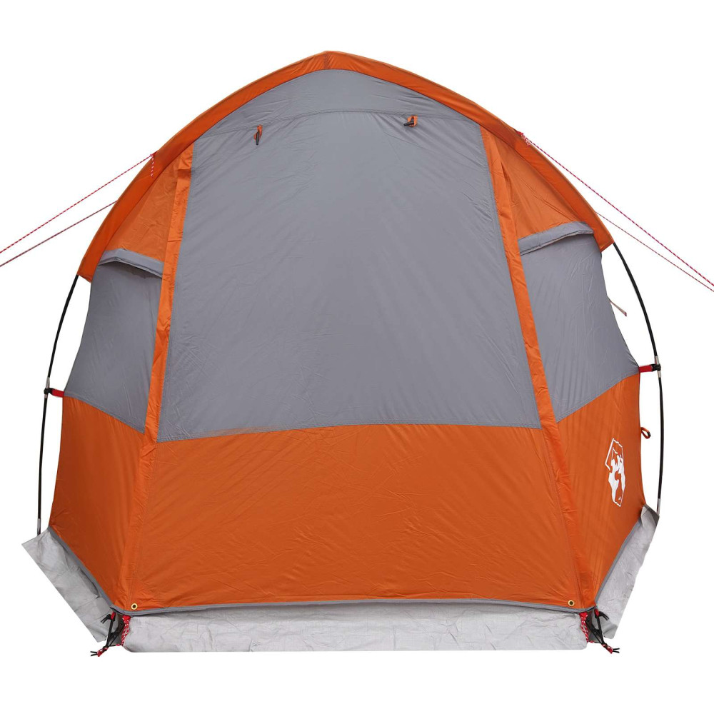 Produktbild för Tunneltält Grå och orange 390 x 215 x 152 cm