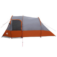 Produktbild för Tunneltält Grå och orange 390 x 215 x 152 cm