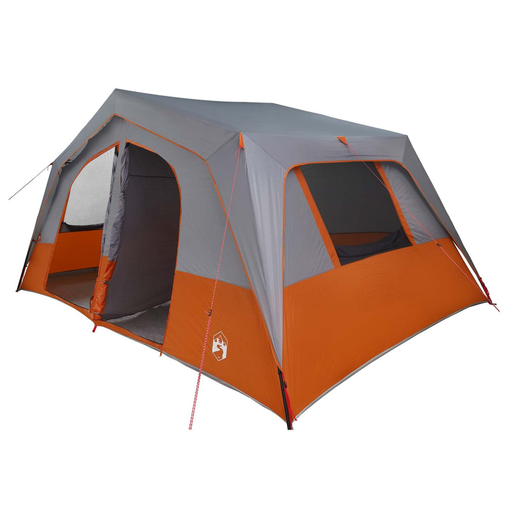 Produktbild för Familjetält Grå och orange 533 x 312 x 230 cm