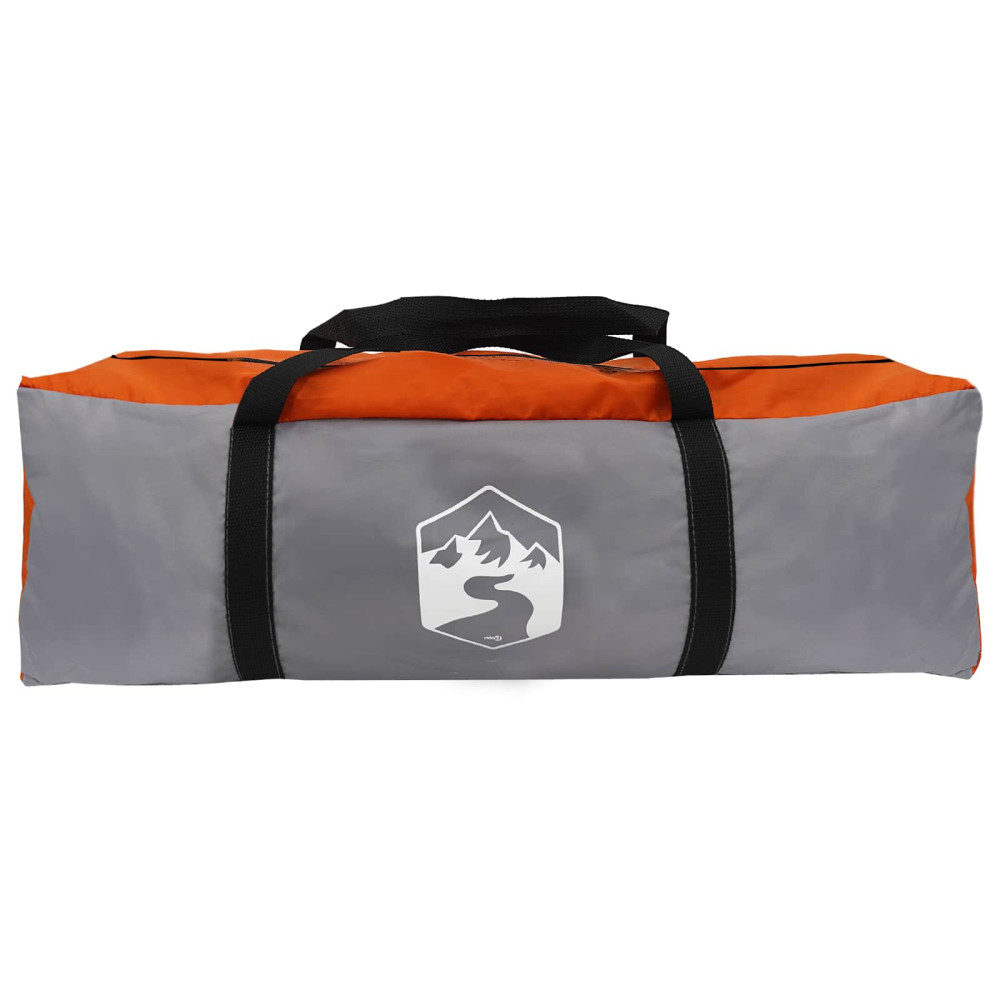 Produktbild för Familjetält Grå och orange 533 x 312 x 230 cm