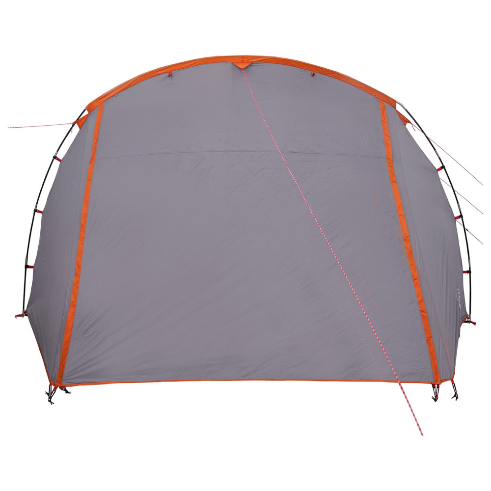 Produktbild för Tunneltält Grå och orange 675 x 392 x 210 cm
