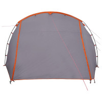 Produktbild för Tunneltält Grå och orange 675 x 392 x 210 cm