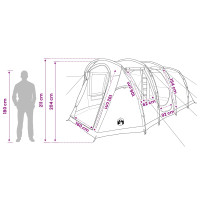Produktbild för Tunneltält Grön 505 x 330 x 204 cm