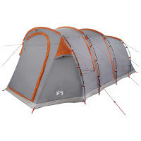 Produktbild för Tunneltält Grå och orange 505 x 330 x 204 cm