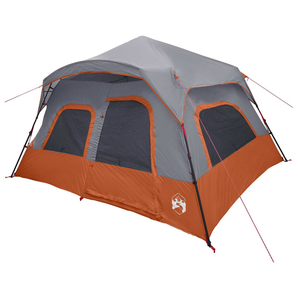 Produktbild för Instant Tält Grå och orange 340 x 280 x 190 cm