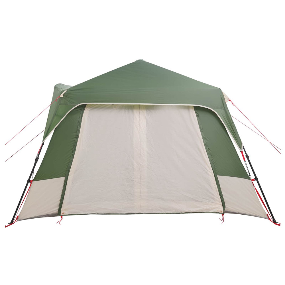 Produktbild för Instant Tält Grön 8 personer 185T Polyester med PU-beläggning