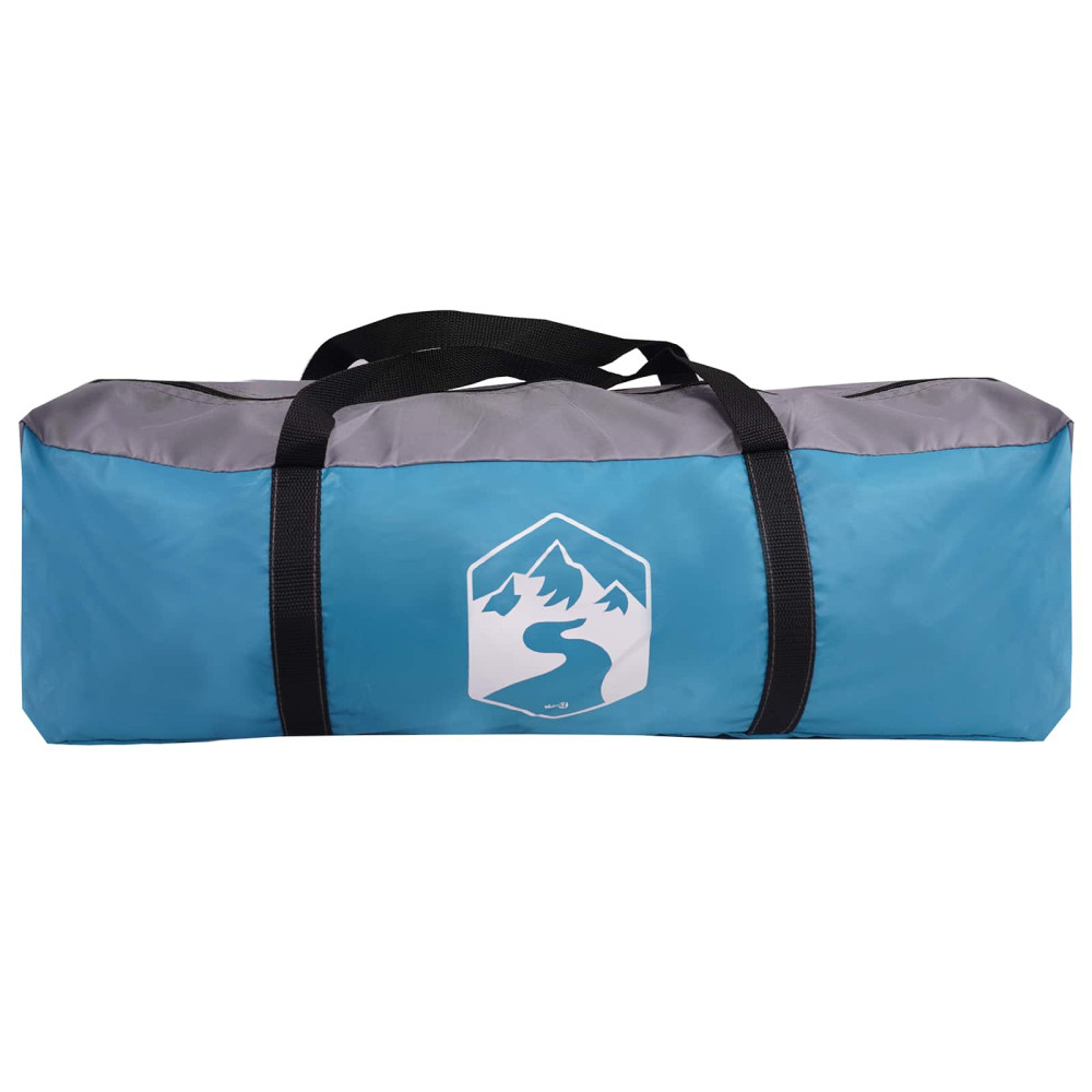 Produktbild för Instant Tält Blå 8 personer 185T Polyester med PU-beläggning