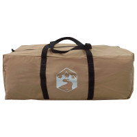 Produktbild för Familjetält Brun 8 personer Polyester / Bomull