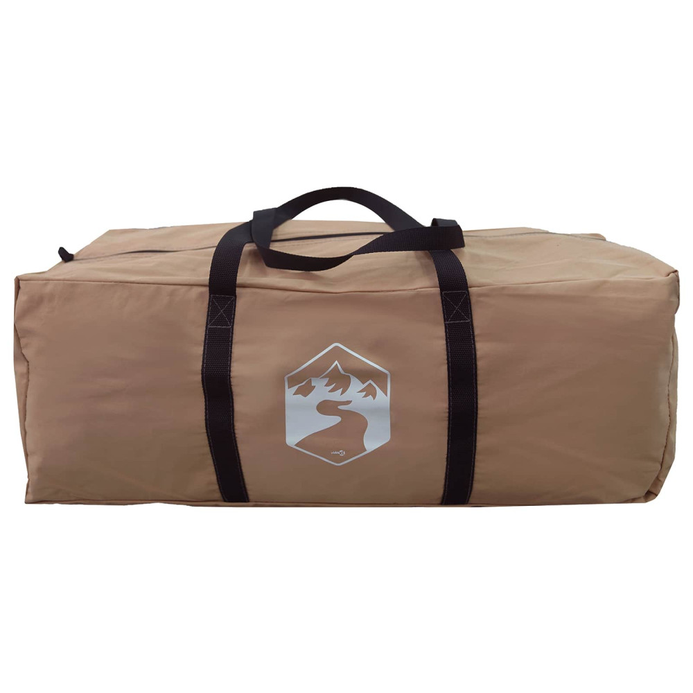 Produktbild för Familjetält Brun 10 personer Polyester / Bomull
