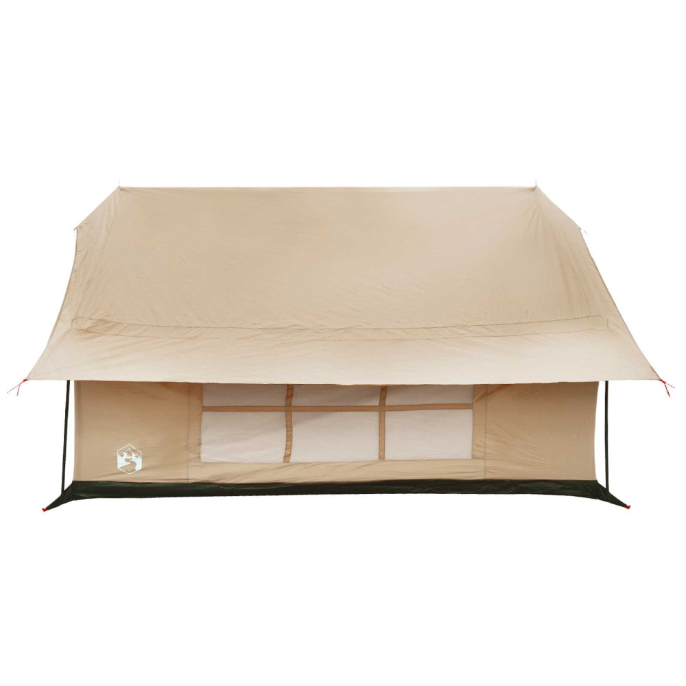 Produktbild för Stuga Tält Gräddvit 340 x 246 x 210 cm Polyester / Bomull