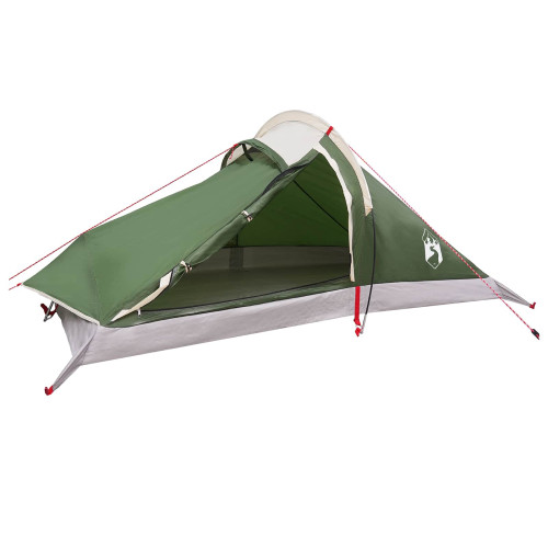 vidaXL Ryggsäcks Tält Grön 4 personer 185T Polyester med PU-beläggning
