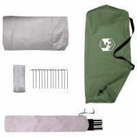 Produktbild för Ryggsäcks Tält Grön 4 personer 185T Polyester med PU-beläggning