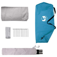 Produktbild för Ryggsäcks Tält Blå 4 personer 185T Polyester med PU-beläggning