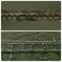Produktbild för Tunneltält Olivgrön 2-manna 185T Polyester med PU-beläggning