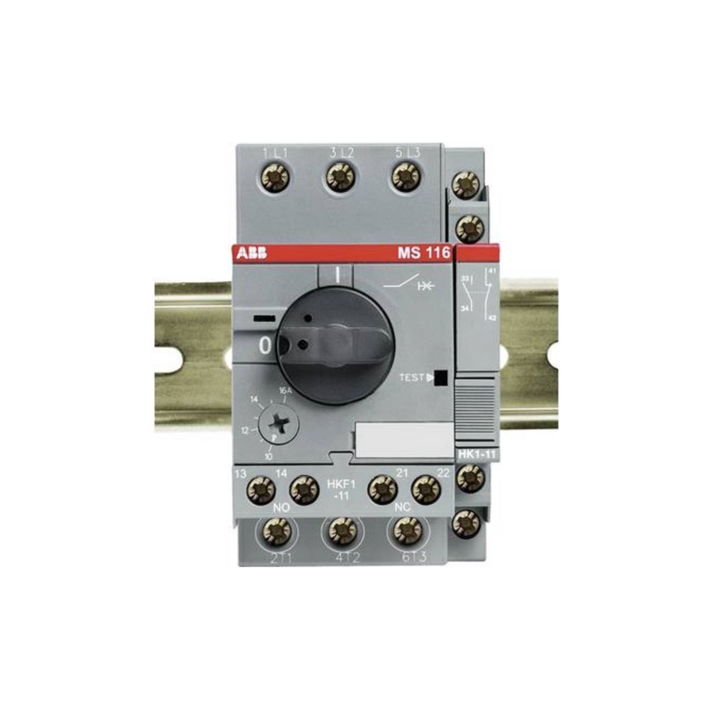 Produktbild för hjälpkontakt HK1-20 2NO sidomontering för MS116 MS/MO132 MS1...