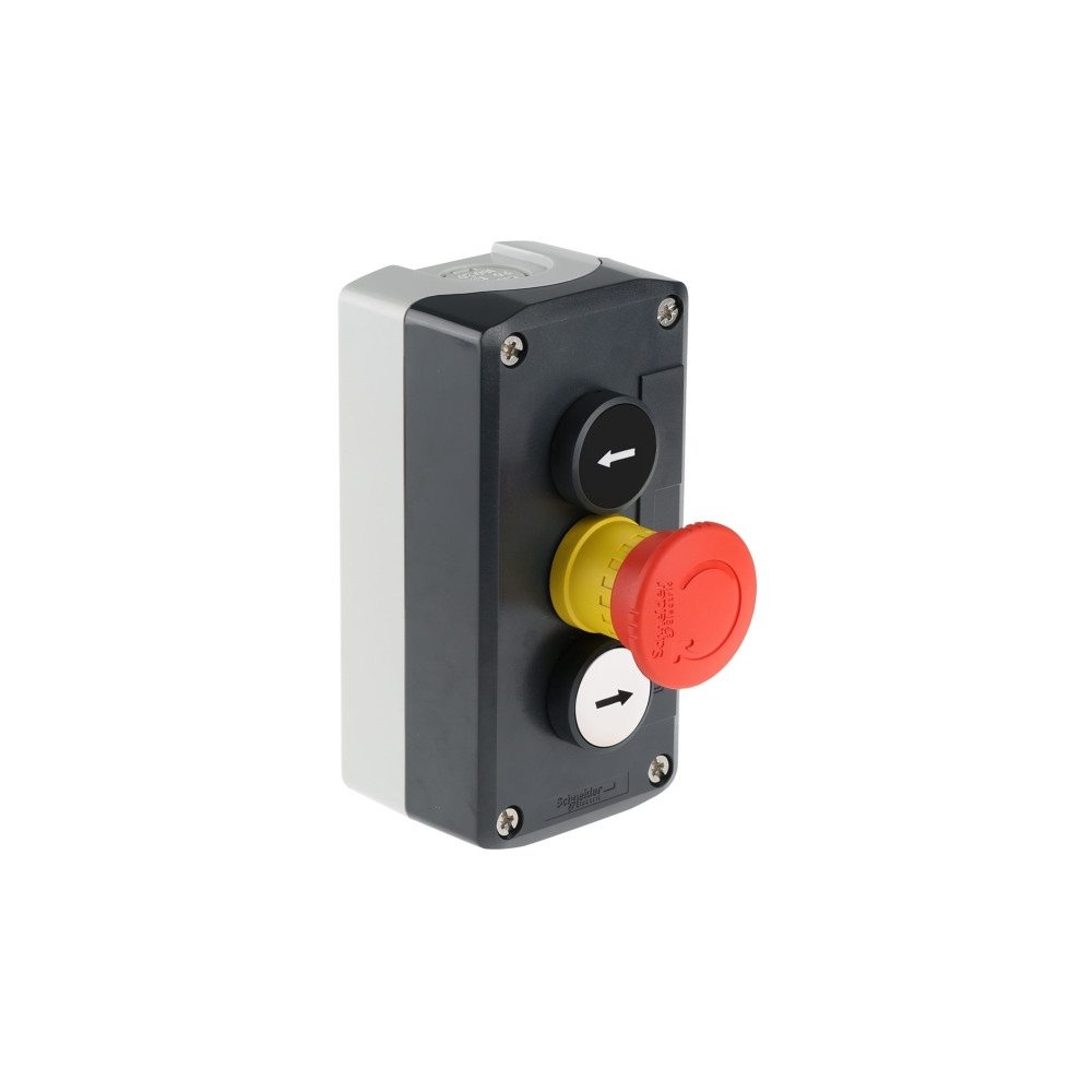 Produktbild för Schneider Electric XALD328, Tryckknappsbrytare, Svart, IP69K...