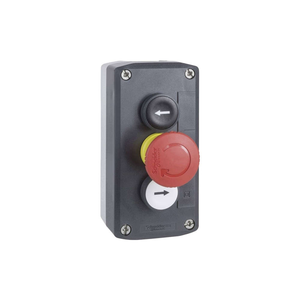 Produktbild för Schneider Electric XALD328, Tryckknappsbrytare, Svart, IP69K...