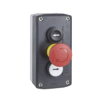 Produktbild för Schneider Electric XALD328, Tryckknappsbrytare, Svart, IP69K...