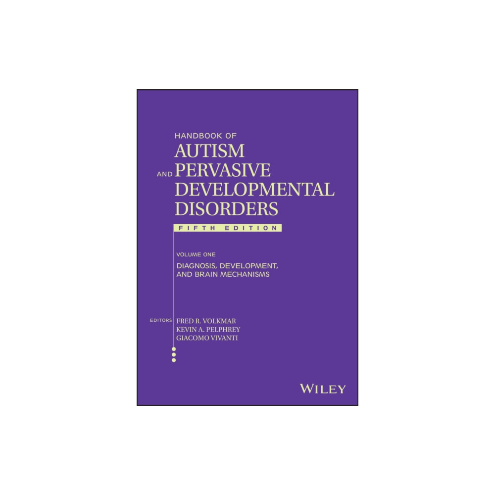 Produktbild för Handbook of Autism and Pervasive Developmental Disorders, Volume 1 (inbunden, eng)