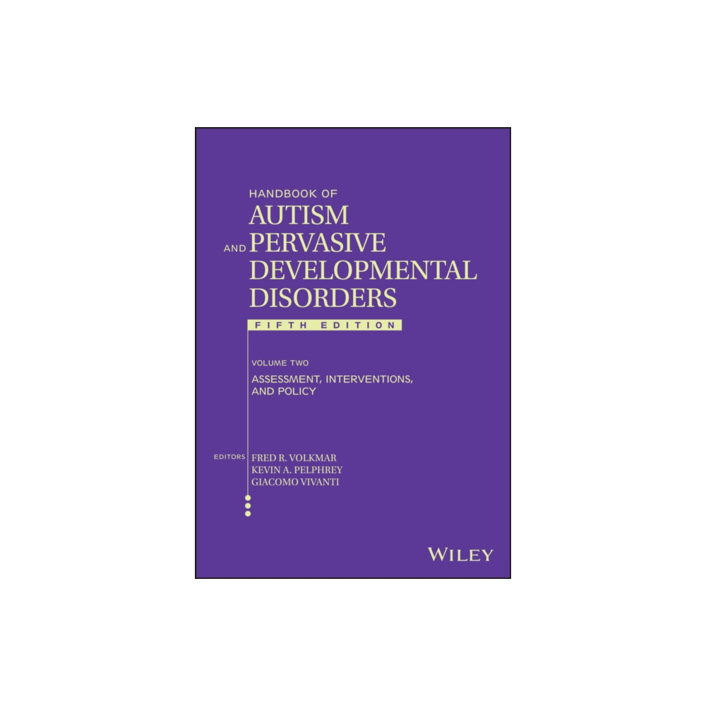 Produktbild för Handbook of Autism and Pervasive Developmental Disorders, Volume 2 (inbunden, eng)
