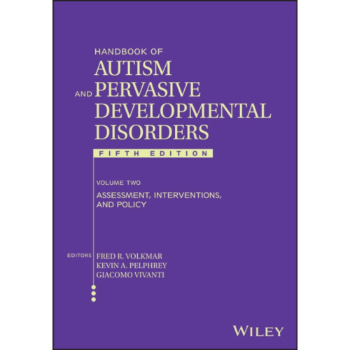 John Wiley & Sons Inc Handbook of Autism and Pervasive Developmental Disorders, Volume 2 (inbunden, eng)
