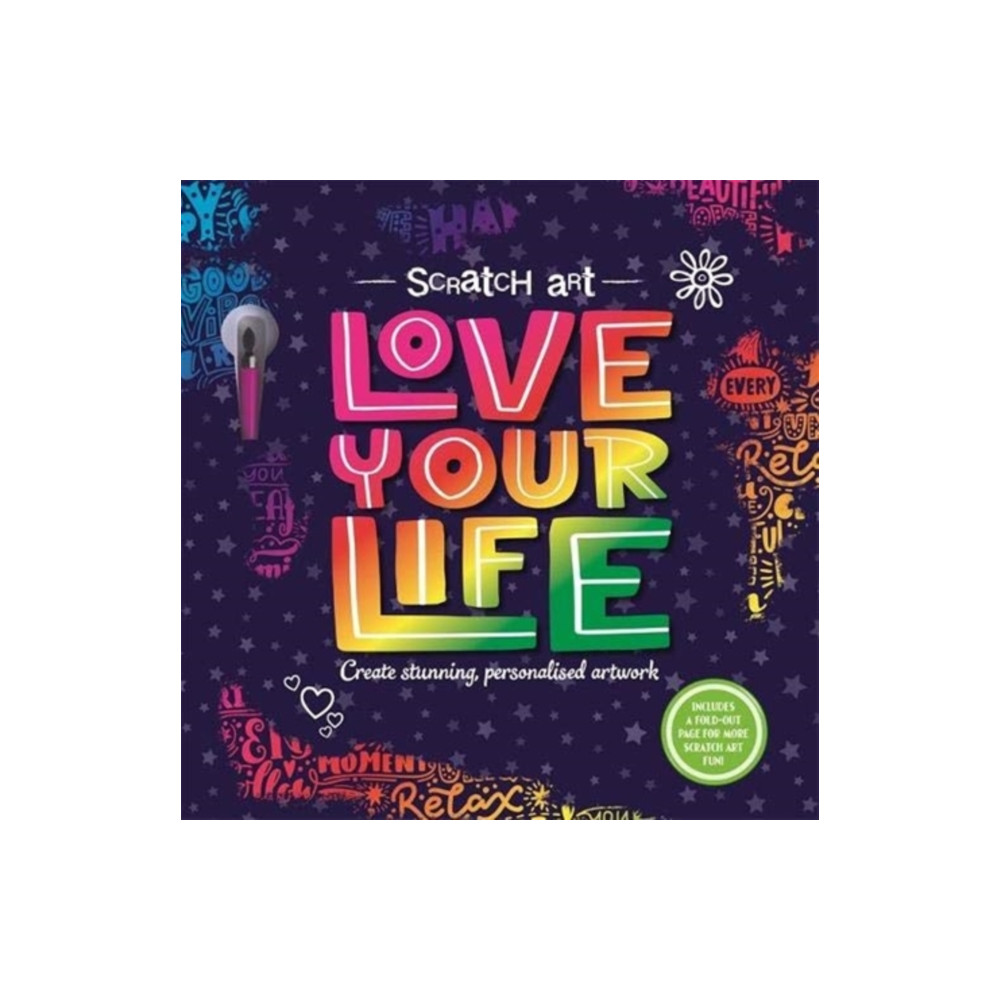 Produktbild för Scratch Art: Love Your Life (häftad, eng)