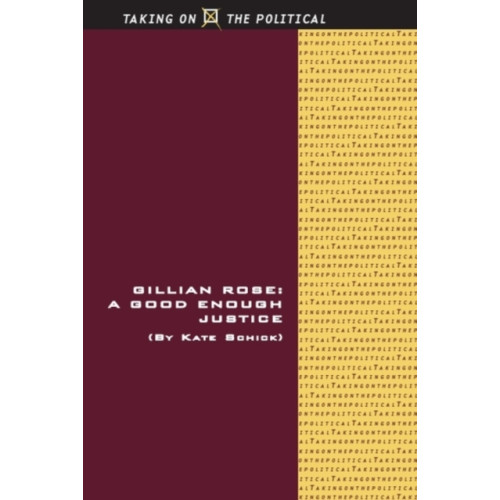 Edinburgh university press Gillian Rose (häftad, eng)