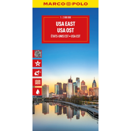 MAIRDUMONT GmbH & Co. KG USA East Marco Polo Map