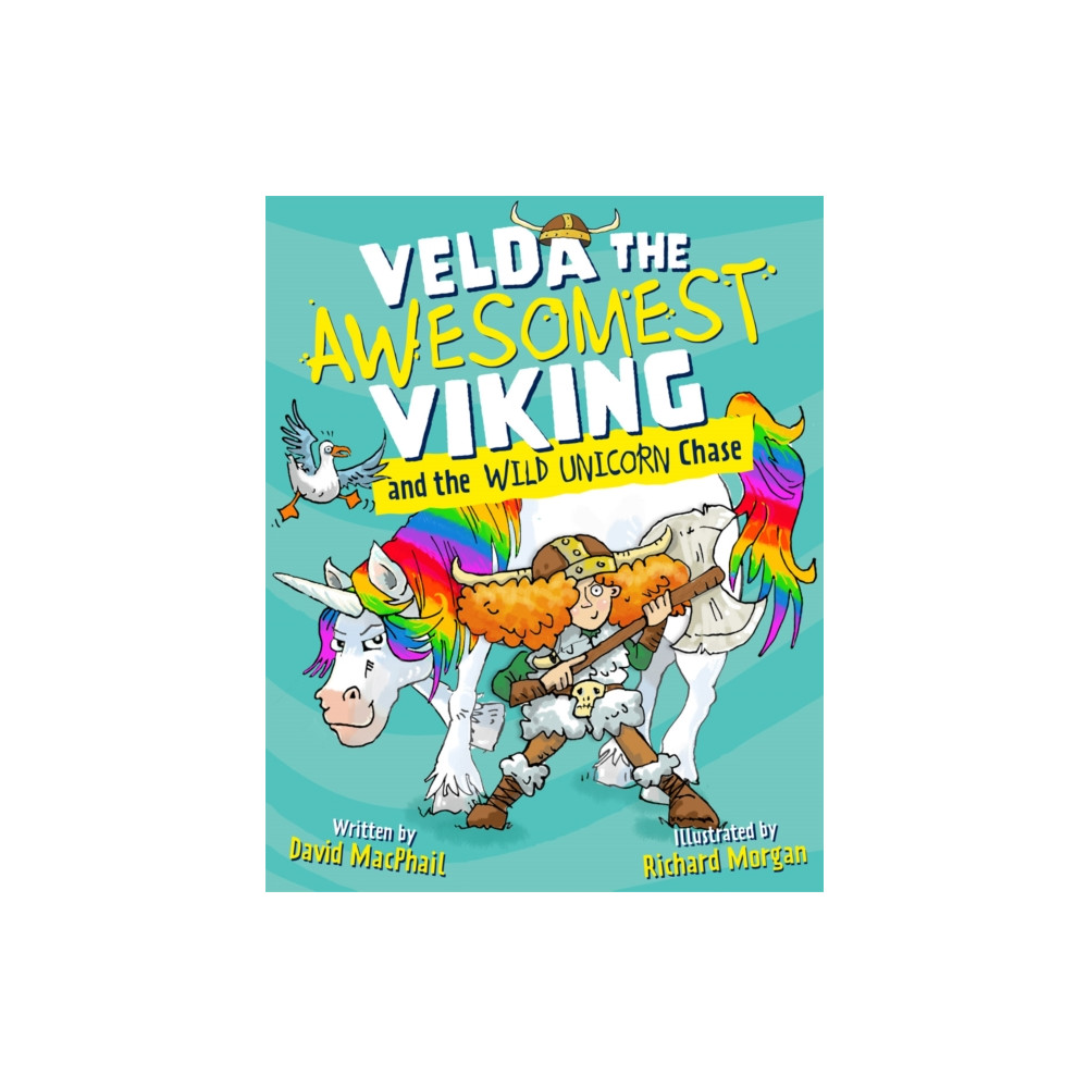 Produktbild för Velda the Awesomest Viking and the Wild Unicorn Chase (häftad, eng)