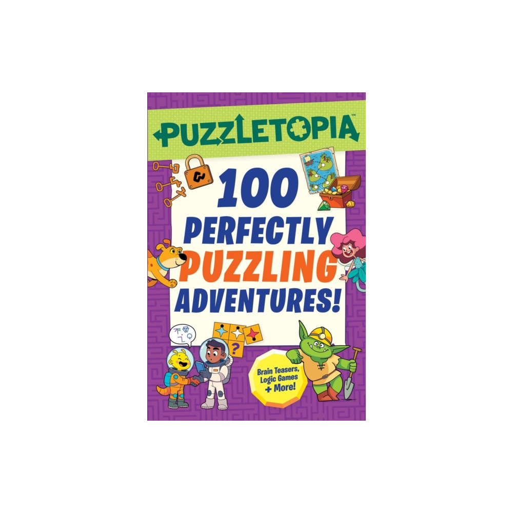 Produktbild för Puzzletopia: 100 Perfectly Puzzling Adventures! (häftad, eng)
