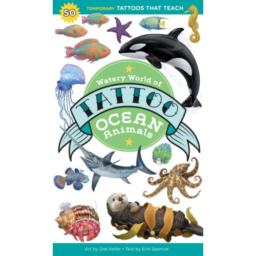 Storey Publishing LLC Watery World of Tattoo Ocean Animals (häftad, eng)