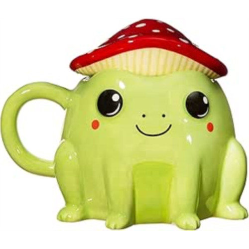 SASS & BELLE Fergus Frog Mug with Mushroom Lid