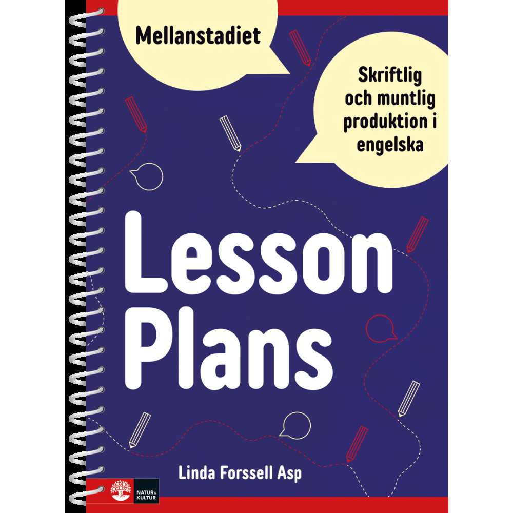 Produktbild för Lesson Plans : muntlig och skriftlig produktion i engelska för mellanstadiet (bok, spiral)
