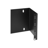 Produktbild för StarTech.com 4U Hinged Wall Mount Patch Panel Bracket - 6 inch Deep - 19" Patch Panel Swing Rack for Shallow Network Equipment- 33lbs (WALLMOUNTH4) - fäste för väggmontering - 4U - 19"