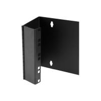Produktbild för StarTech.com 4U Hinged Wall Mount Patch Panel Bracket - 6 inch Deep - 19" Patch Panel Swing Rack for Shallow Network Equipment- 33lbs (WALLMOUNTH4) - fäste för väggmontering - 4U - 19"