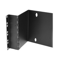 Produktbild för StarTech.com 4U Hinged Wall Mount Patch Panel Bracket - 6 inch Deep - 19" Patch Panel Swing Rack for Shallow Network Equipment- 33lbs (WALLMOUNTH4) - fäste för väggmontering - 4U - 19"