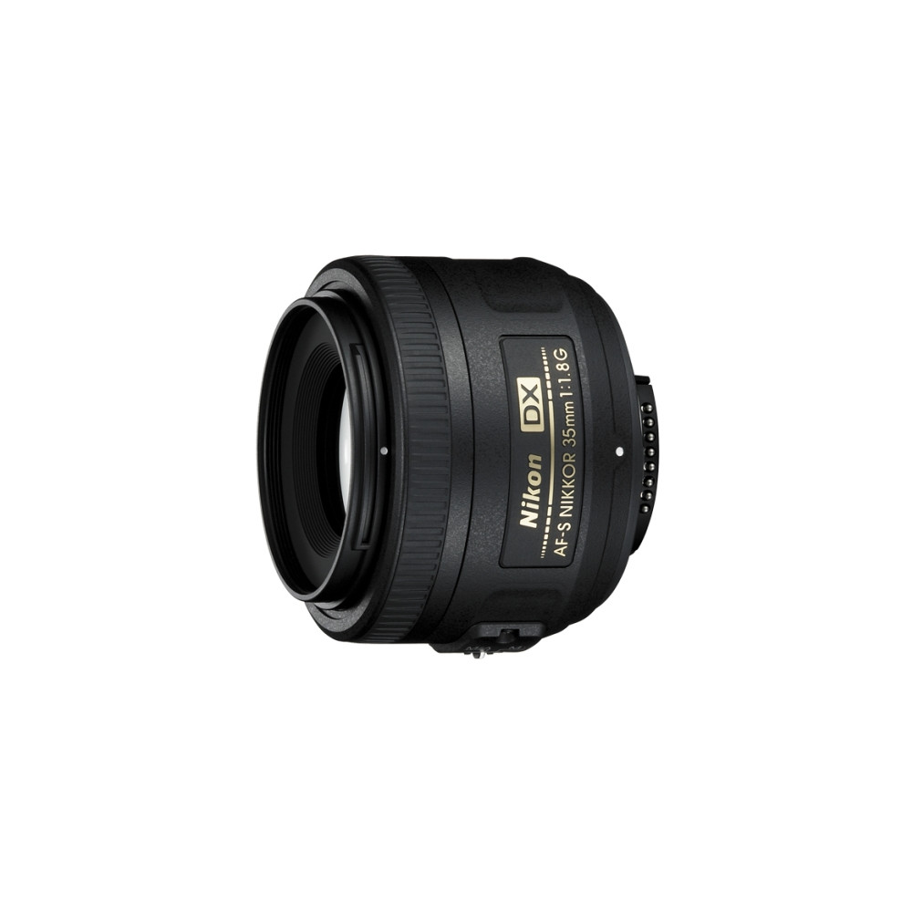 Produktbild för Nikon AF-S DX NIKKOR 35mm f/1.8G, Vidvinkelobjektiv, 8/6, Ni...