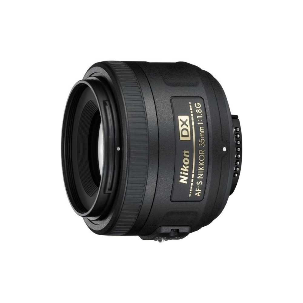 Produktbild för Nikon AF-S DX NIKKOR 35mm f/1.8G, Vidvinkelobjektiv, 8/6, Ni...
