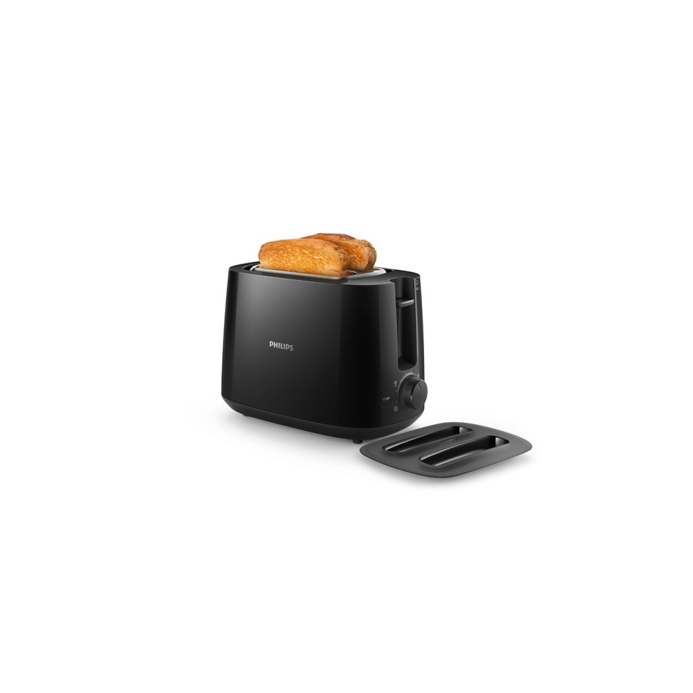 Produktbild för Philips Daily Collection HD2582 - brödrost - svart