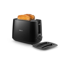 Produktbild för Philips Daily Collection HD2582 - brödrost - svart