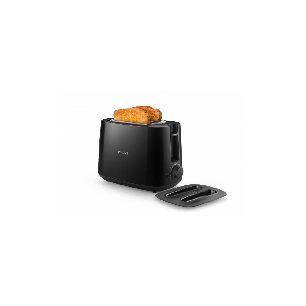 Produktbild för Philips Daily Collection HD2582 - brödrost - svart