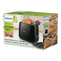Produktbild för Philips Daily Collection HD2582 - brödrost - svart