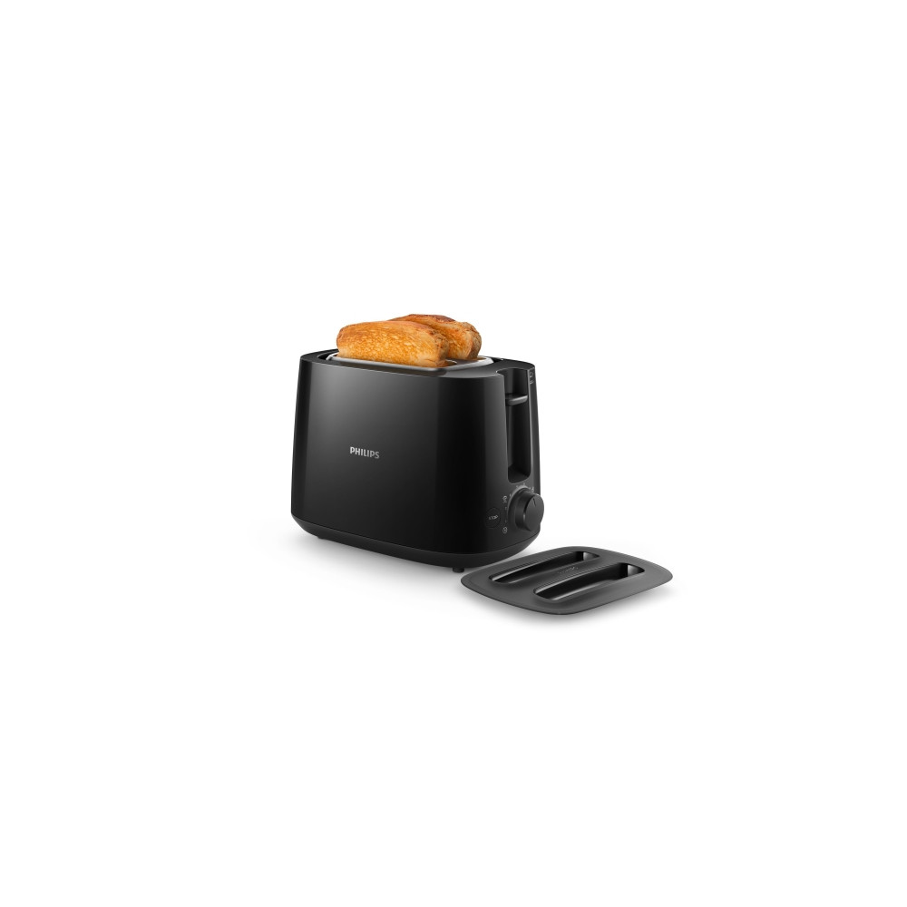 Produktbild för Philips Daily Collection HD2582 - brödrost - svart