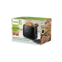 Produktbild för Philips Daily Collection HD2582 - brödrost - svart