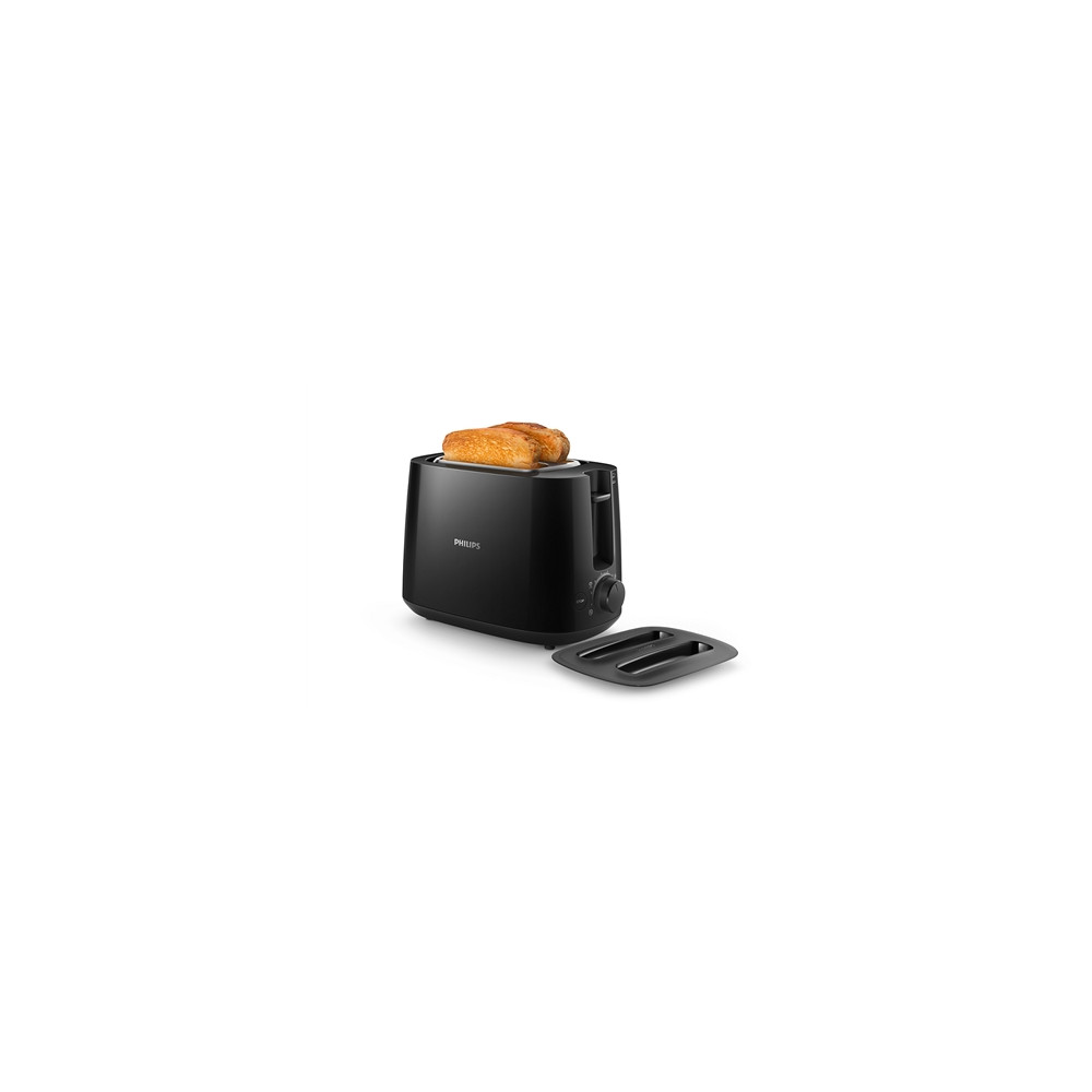 Produktbild för Philips Daily Collection HD2582 - brödrost - svart